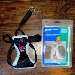 NWT Top Paw Black Pet/Dog Safety Car Harness Small